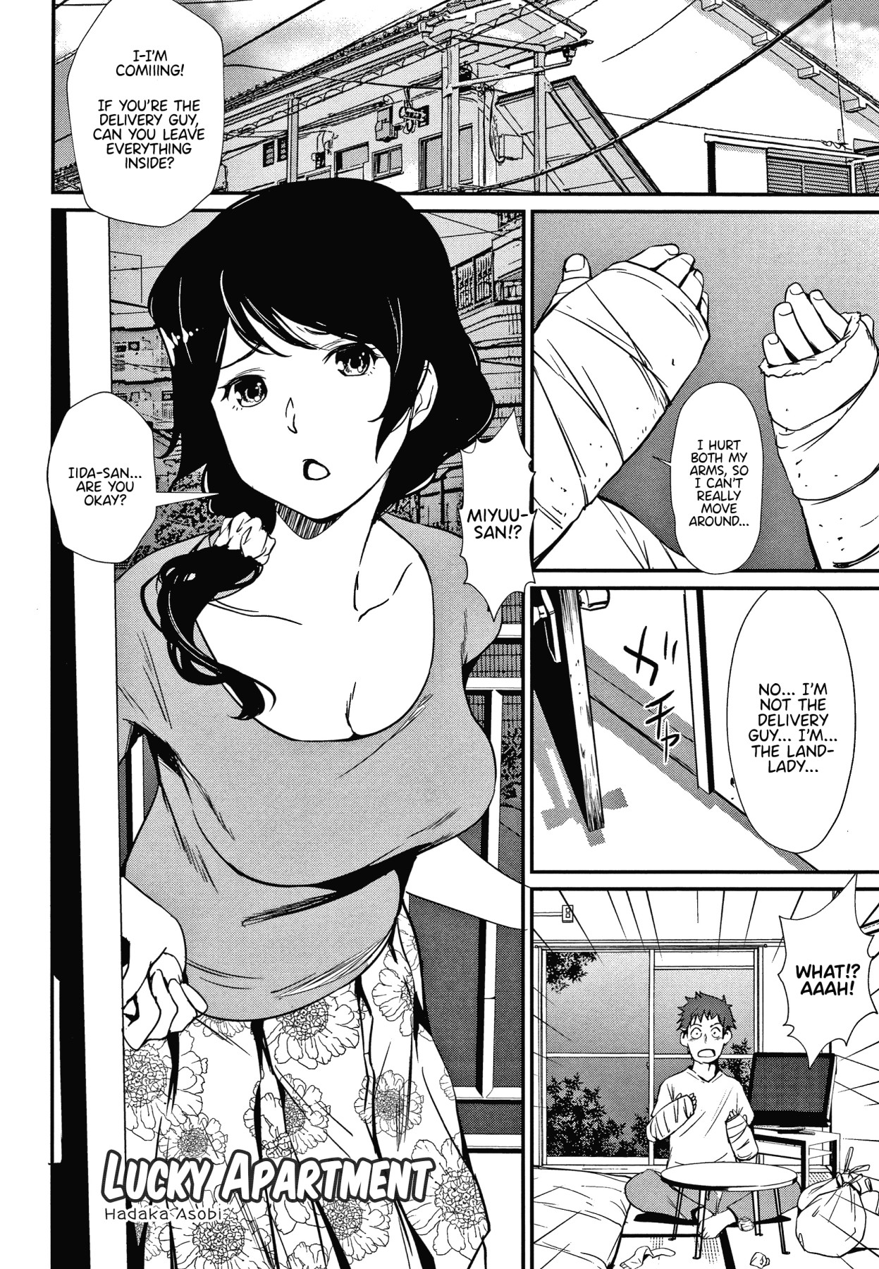 Hentai Manga Comic-Lucky Apartment-Read-1
